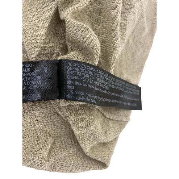 Massimo Dutti Womens Sweater Linen S Small Drop shoulder boat neck 5756/769 NWT - Picture 10 of 14